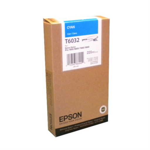 T603200 EPSON ULTRACHROME CYAN K3 FOR STYLUS PRO 7800/7880/9 - Vonex