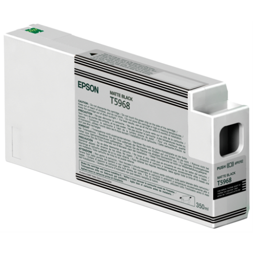 T596800 EPSON ULTRACHROME HDR MATTE BLACK 350ML, STYLUS PRO - Vonex