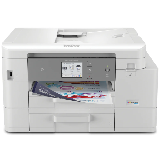 Light Gray MFCJ4535DWXL Brother INKvestment Tank All-in-One Colour Inkjet Printer