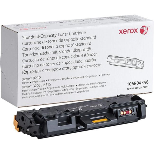 Xerox B205 / B210 / B215 Black Standard Capacity Toner Cartridge (106R04346) - Vonex