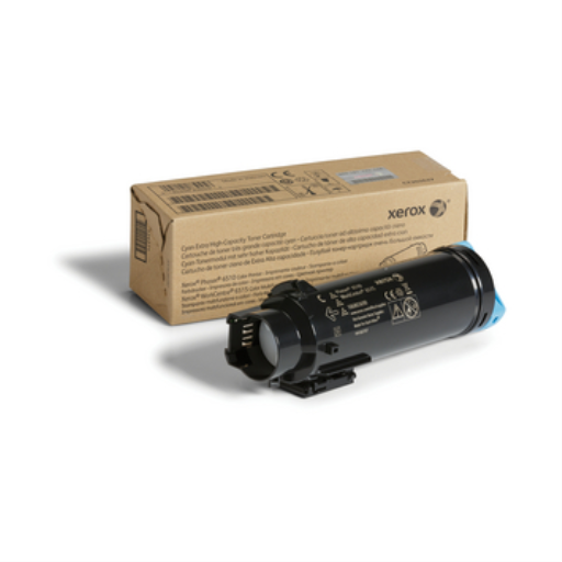 Genuine Xerox Extra High Capacity Toner, Cyan Phaser 6510, 6515, 6518 - Vonex