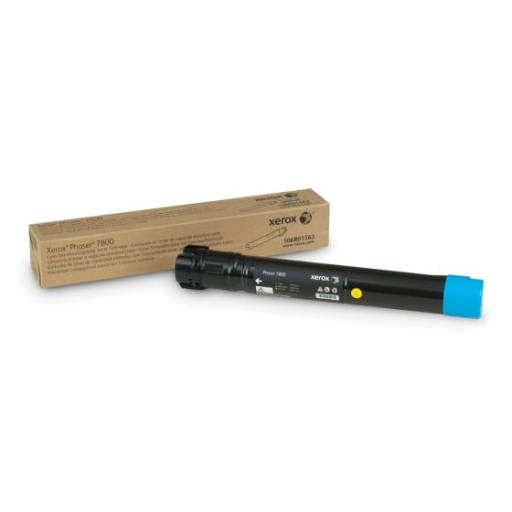 106R01563 Cyan Standard Capacity Toner Cartridge, Phaser 7800 - Vonex