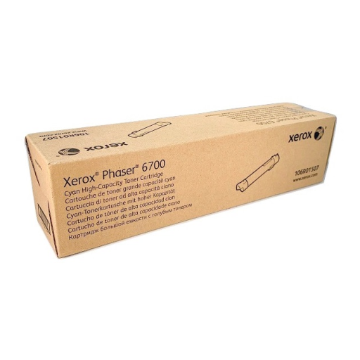 106R01507 Cyan High Capacity Toner Cartridge, Phaser 6700 - Vonex