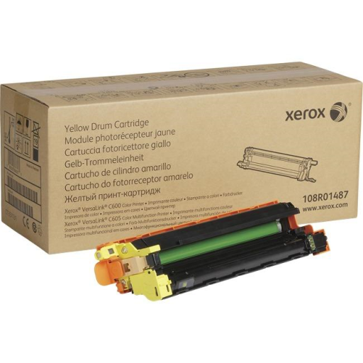 Xerox Versalink C600/C605 Drum Cartridge, Yellow (108R01487) - Vonex