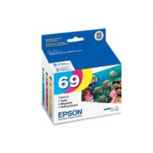 T069520S Epson 69 Color Original Ink Cartridge - Vonex