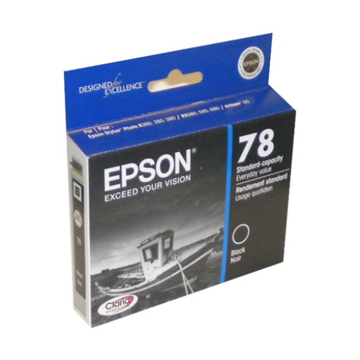 T078120S Epson 78 Black Original Ink Cartridge - Vonex
