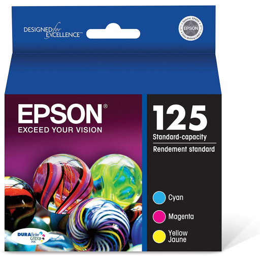 T125520S Epson 125 Color Original Ink Cartridge - Vonex