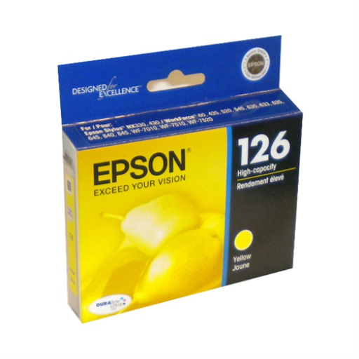 T126420S Epson 126 Yellow Original Ink Cartridge - Vonex
