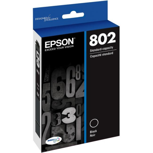 T802120S Epson Durabrite Ultra Black Original Ink Cartridge - Vonex