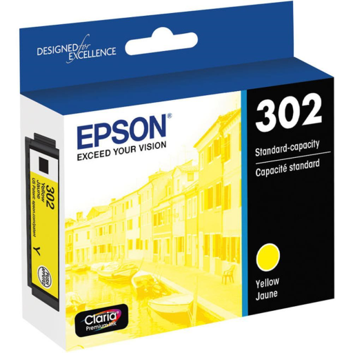 T302420S Epson 302 Yellow Original Ink Cartridge - Vonex