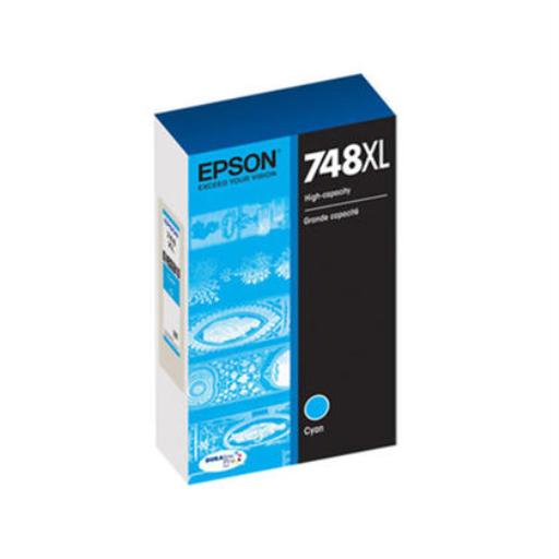 T748XL220 Epson 748XL Cyan Original Ink Cartridge - Vonex