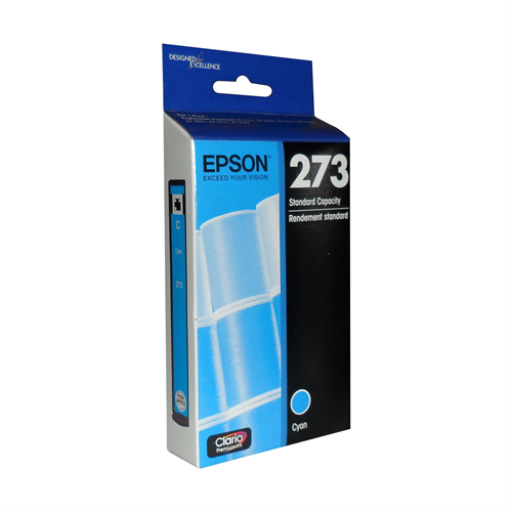 T273220S Epson 273 Cyan Original Ink Cartridge - Vonex