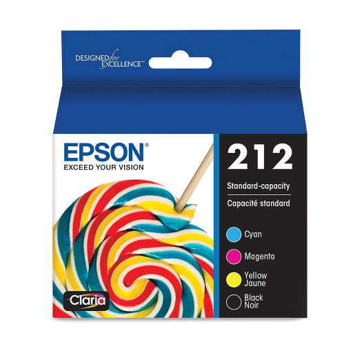 T212120BCS Epson 212 Claria Black and Color Combo Pack Ink - Vonex