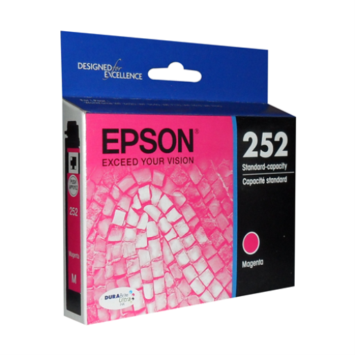 Epson 252 Magenta Ink Cartridge, Standard Capacity (T252320) - Vonex
