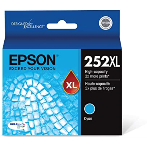 T252XL220-S Epson T252 Cyan Original Ink Cartridge - Vonex