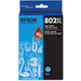 T802XL220-S Epson 802XL HC Cyan Original Ink Cartridge - Vonex