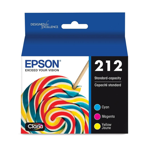 T212520S Epson 212 Claria Color Combo Pack Ink Cartridges - Vonex