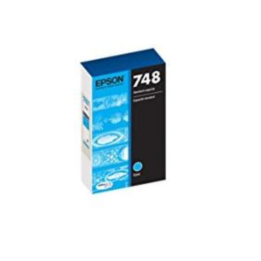 T748220 Epson 748 Cyan Original Ink Cartridge - Vonex