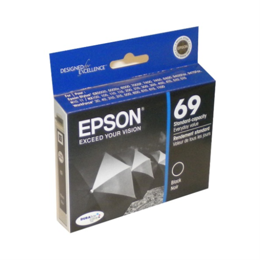 T069120S Epson 69 Black Original Ink Cartridge - Vonex