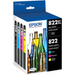 EPSON T822 High Capacity Black and Standard Capacity Color Combo (CMY) Pack Ink Cartridge?with Sensormatic - Vonex
