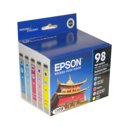 T098920S Epson Color Multi-pack Ink Cartridge HighCapacity - Vonex