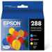 T288120BCS Epson 288 BCombo Black and Color Original Ink Cartridge - Vonex