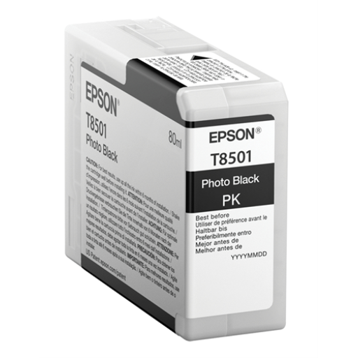 T850100 Epson 850 Photo Black Original Ink Cartridge - Vonex