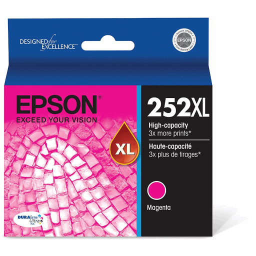 T252xl320-s Epson T252 Magenta Original Ink Cartridge - Vonex