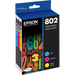 T802520S Epson 802 Color Original Ink Cartridge - Vonex