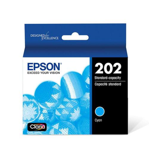 T202220S Epson T202 Cyan Durabrite Ultra Ink Cartridge - Vonex