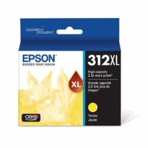 T312XL420 Epson 312XL Claria XL High Capacity Yellow Original Ink Cartridge - Vonex