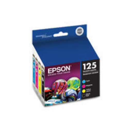 T125120-BCS Epson 125 Black and Color Original Ink Cartridge - Vonex