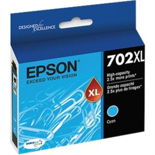T702XL220-S Epson T702 HC Cyan Original Ink Cartridge - Vonex