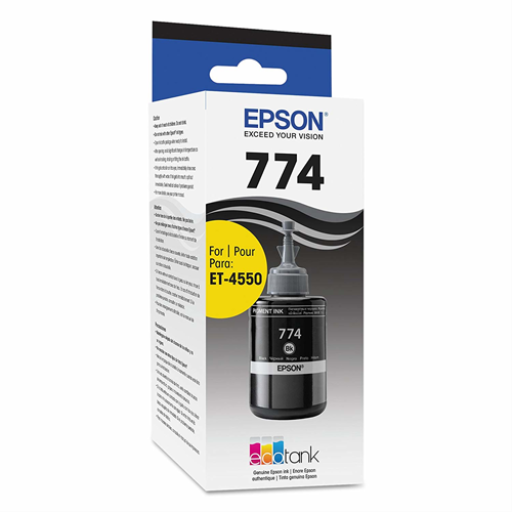 T774120-S Epson EPSON T774 Pigment Black Ink Bottle with Sen - Vonex