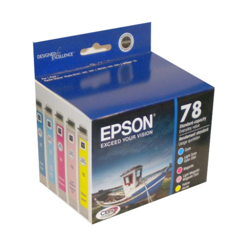 T078920S Epson 78 Color Original Ink Cartridge - Vonex