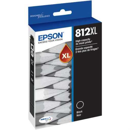 T812XL120-S Epson EPSON T812 High Capacity Black Ink Cartrid - Vonex