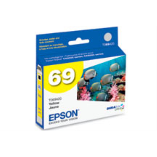 T069420S Epson 69 Yellow Original Ink Cartridge - Vonex