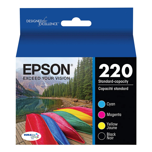 T220120-Bcs Epson Durabrite Ultra Black and Color Combo Pack - Vonex
