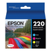 T220120-Bcs Epson Durabrite Ultra Black and Color Combo Pack - Vonex