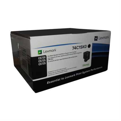 Lexmark CS720,CS/CX725 Black Return Program 7K Toner Cartridge Lexmark