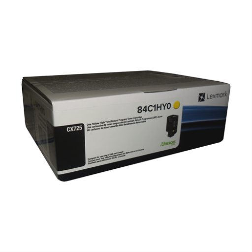 Lexmark CX725 Yellow Return Program 16K Toner Cartridge Lexmark