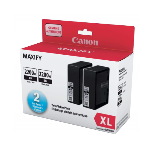 PGI-2200XL Black Twin Ink Value Pack SKU 9255B009 Canon