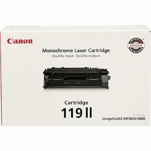 Canon Genuine HIGH Capacity Toner Cartridge 119 II, Black – – Toners – Canon