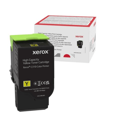 006R04367 Genuine Xerox Yellow High Capactiy Toner Cartridge, Xerox C310 & C315 Color Printer – – Laser – Xerox