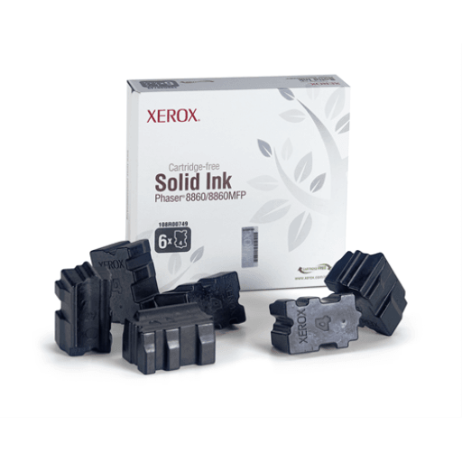 108R00749 Genuine Xerox Solid Ink Black, Phaser 8860/8860MFP (6 Sticks) – – Solid Ink – Xerox