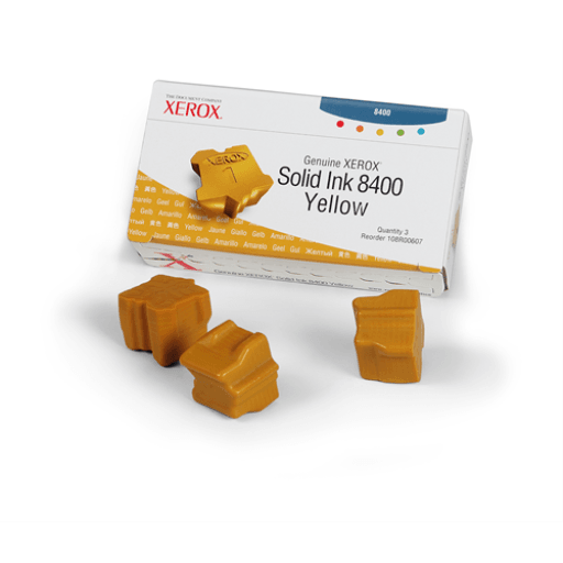 108R00607 Genuine Xerox Solid Ink 8400 Yellow (three Sticks) – – Solid Ink – Xerox