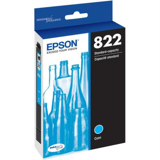 T822220-S Epson EPSON T822 Standard Capacity Cyan Ink Cartri Epson