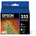 T252120BCS Epson 252 Durabrite Ultra Black & Color Combo Pack Epson