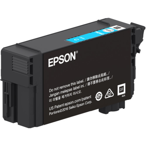 T40w220 Epson Ultrachrome XD2 Cyan Ink Cartridge 50ML Epson