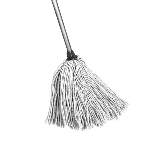 16oz Synthetic Yacht Mop w/ 54" Metal Handle Globe Commercial Products